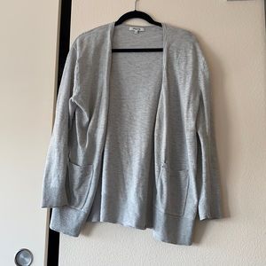 Madewell light grey cardigan